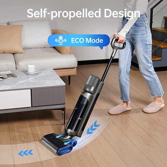 EasyClean Smart Cordless Vacuum & Mop - Støvsuger og Moppe i Én | Ledningsfri Vådstøvsuger - EasyClean