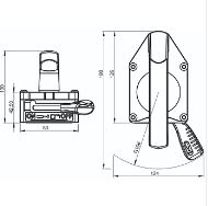 Alfra TMH 50 Handlyftmagnet WLL: 0,05 T