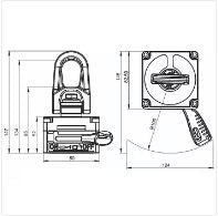 Alfra TML 100 Lyftmagnet WLL: 0,1 T