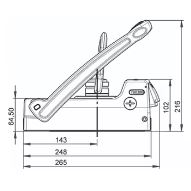 Alfra TML 500 Lyftmagnet WLL: 0,5T