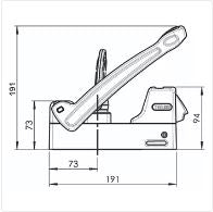 Alfra TML 250 Lyftmagnet WLL: 0,25T