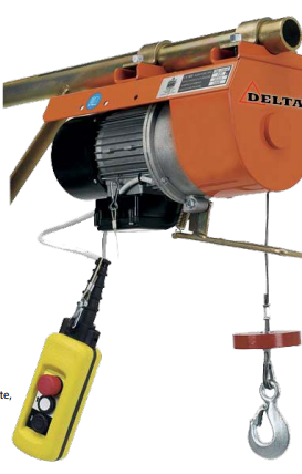 Delta Elektrisk vinsch DM/DT Lyft/drag  WLL 0.15T-0.2T EWL 16mtr-98mtr