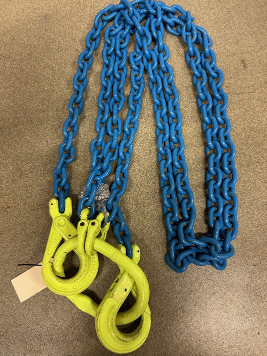 25) WDL Chainsling 10mm Klass 10 WLL 5.6T/4T EWL 3mtr Visningsex. NU:2000:-