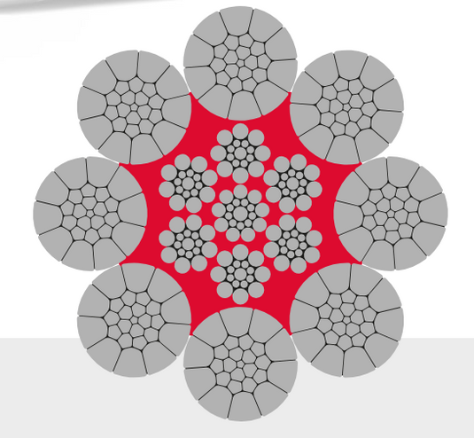 Diepa X5 Kranvajer Ømm 4-14 / 15-43 / 44-65 / 66-100 EWL: Valfri längd