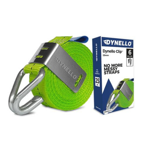 Dynello Clip för surrningsband 25mm (6 stycken)