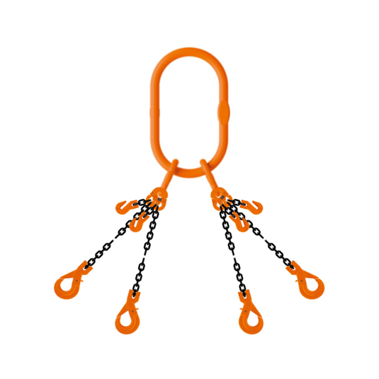 Pewag 4-partskätting Klass 10 ink. Förkortnings- Säkerhetskrok 13mm WLL: 14T