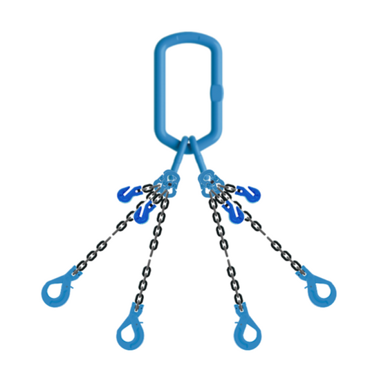 Pewag 4-partskätting Klass 12 ink. Förkortnings- Säkerhetskrok 27mm WLL: 12,5T