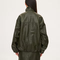oval square Lenny Leather Jacket | Rezet Store