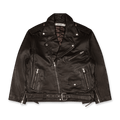 oval square Fringe Leather Biker | Rezet Store