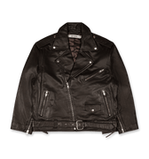 oval square Fringe Leather Biker | Rezet Store