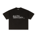 OVER OVER Boxy Crop Tee - Racing Thoughts | Rezet Store