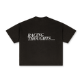 OVER OVER Boxy Crop Tee - Racing Thoughts | Rezet Store