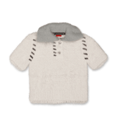 Bear Knit Polo Top