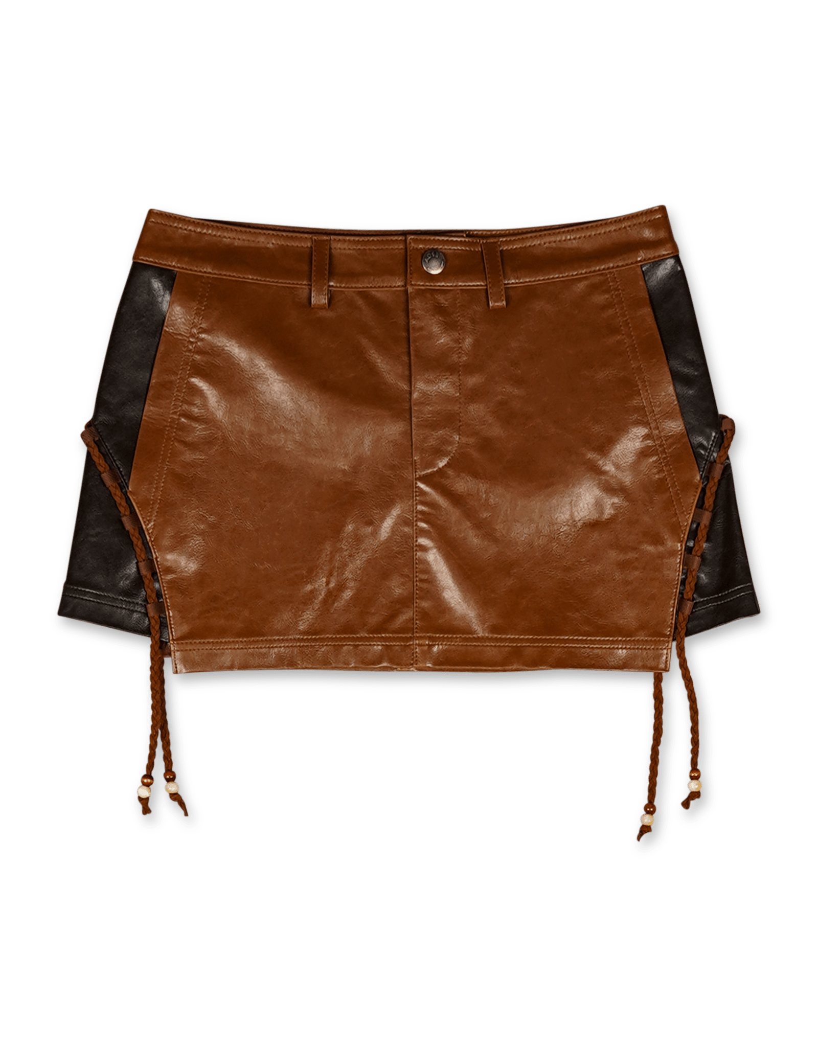 Buy Andersson Bell Penny Lace-Up Micro Skirt in Brown Buy Andersson Bell Penny Lace-Up Micro Skirt in Brown