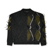 Andersson Bell Argyle Fisherman Polo Sweater | Rezet Store