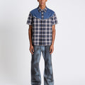 Andersson Bell Denim & Check Raw - Cut Shirts | Rezet Store