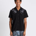 Andersson Bell Black Adsb Chain Embroidery Shirts | Rezet Store