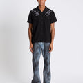 Andersson Bell Black Adsb Chain Embroidery Shirts | Rezet Store