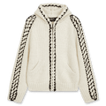 OPEN YY Stitch Zip Up Knit Hoodie | Rezet Store