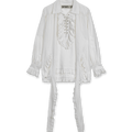 OPEN YY Ruffle Trim Blouse | Rezet Store