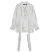 OPEN YY Ruffle Trim Blouse | Rezet Store