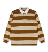 OPEN YY Stripe Trim Rugby Shirt | Rezet Store