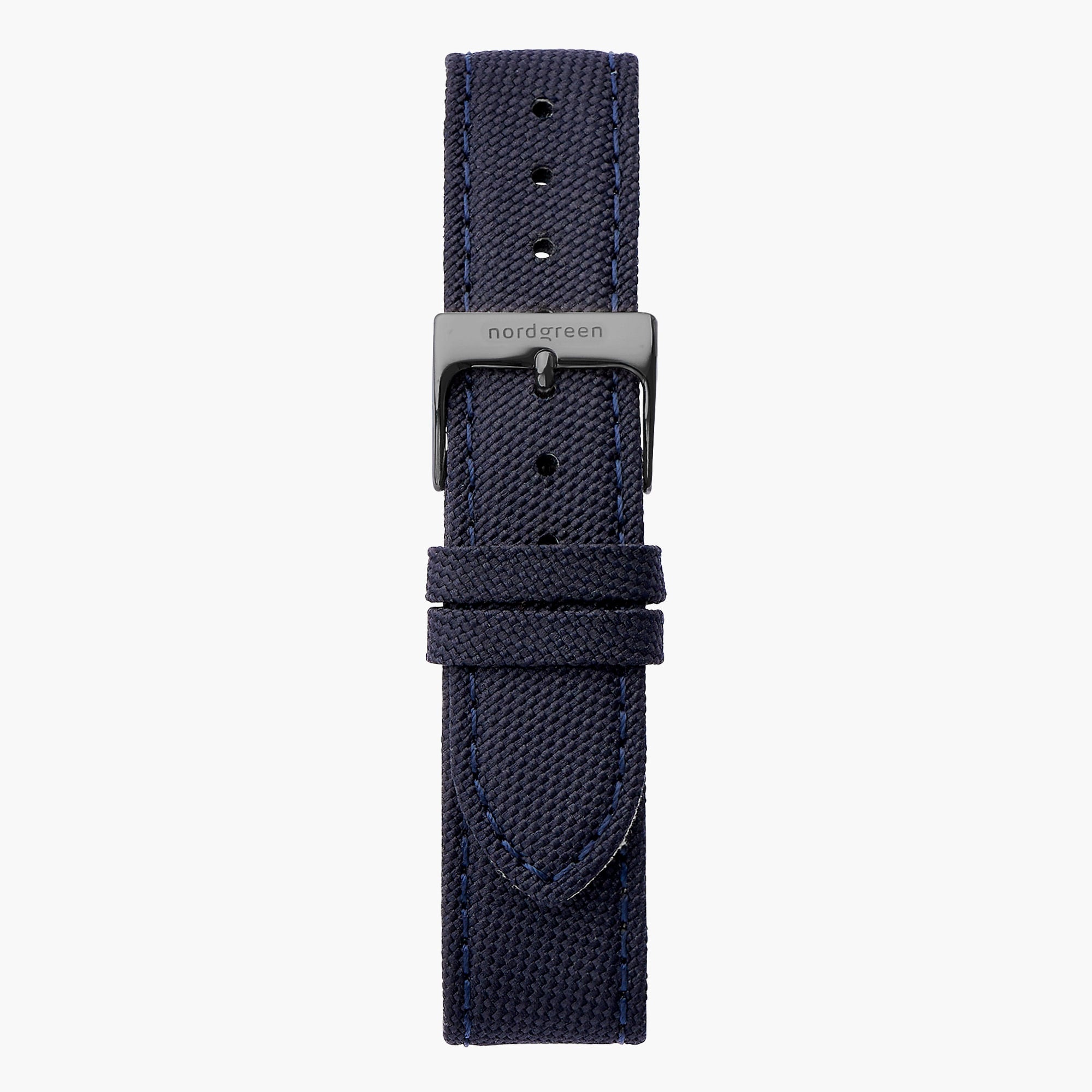 Marineblau recyceltes Nylon - Gun Metal