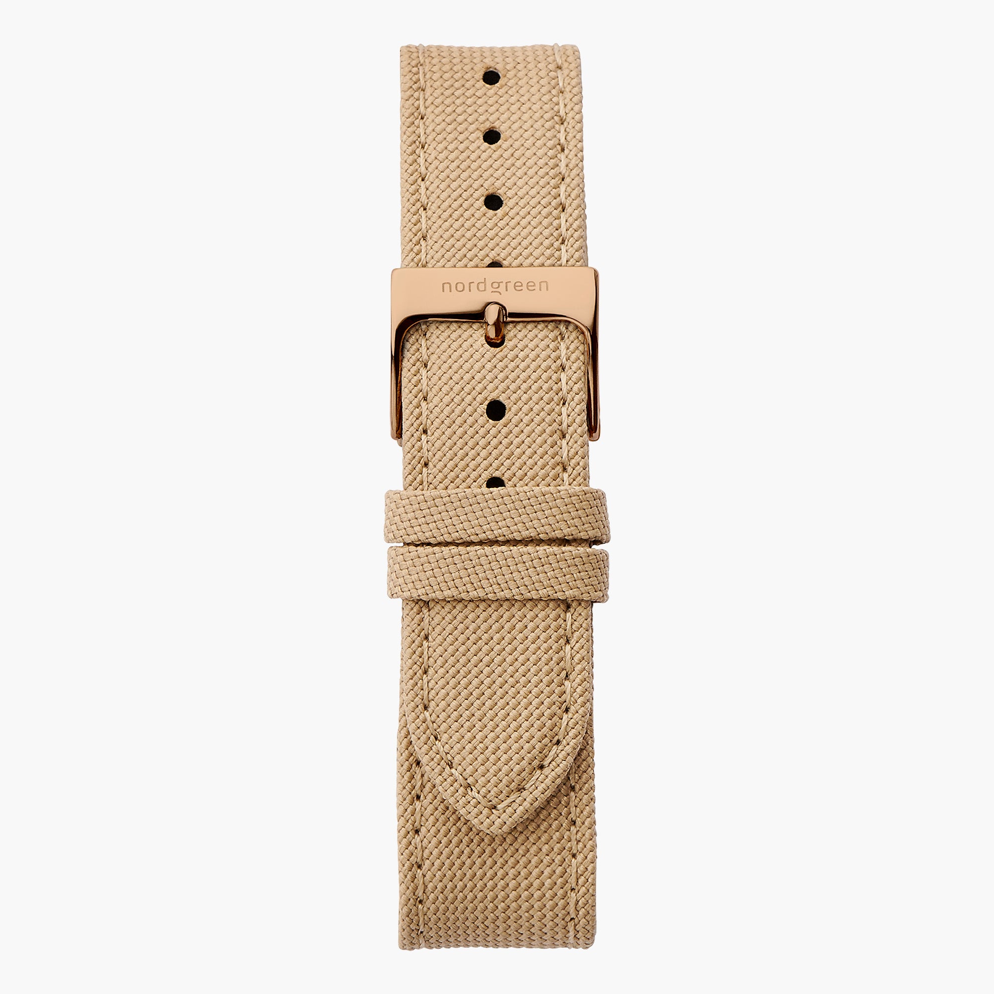 Beige Nylon - Rose Gold