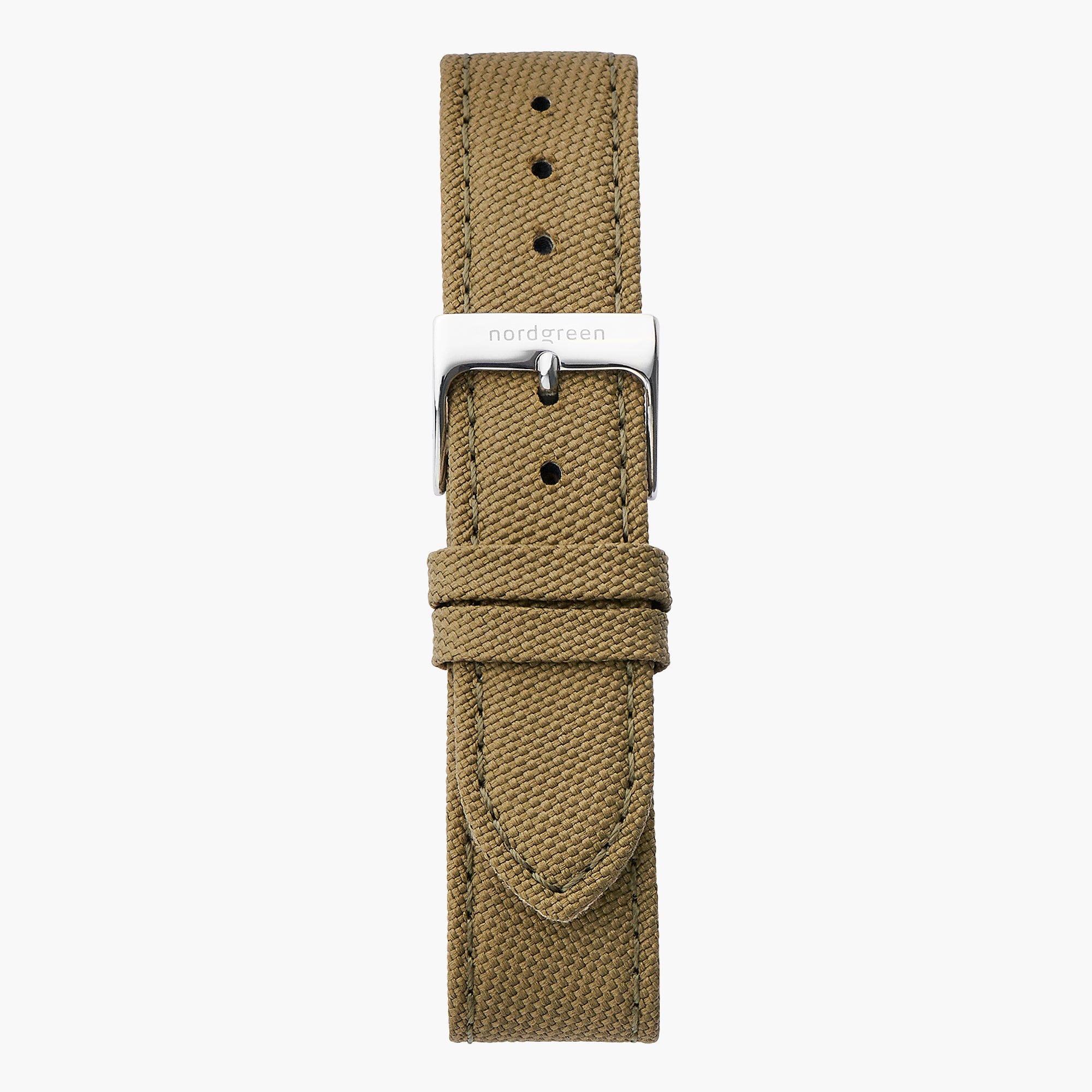 Army Green Nylon - Silver