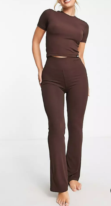 ASOS 4505 legging in rib with slim kick