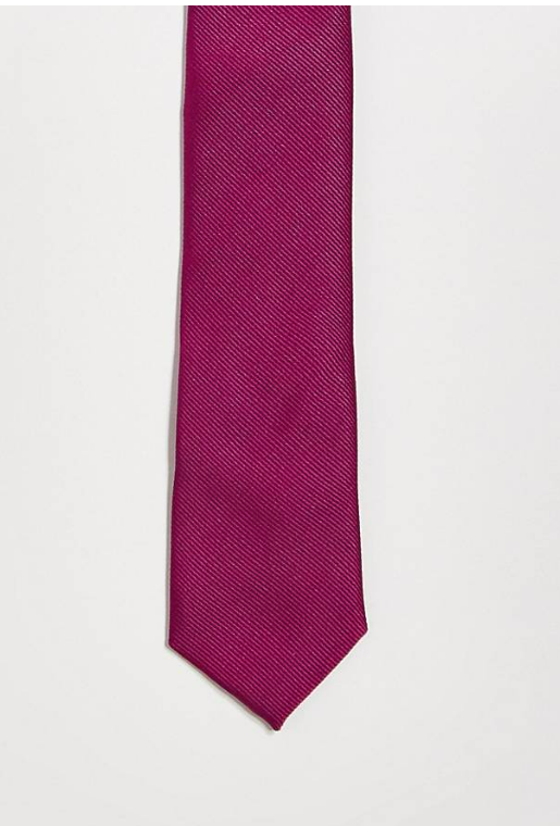 Reclaimed Vintage unisex embroidered tie in pink