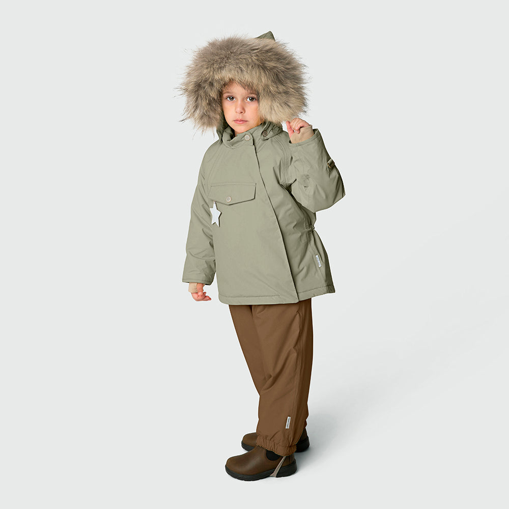 MATWANG fleece lined winter jacket fur. GRS
