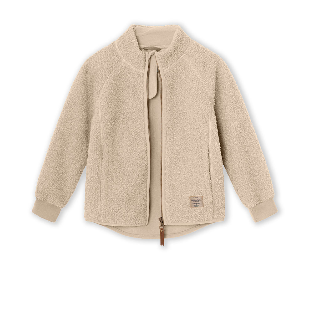 MATCEDRIC teddyfleece zip jacket. GRS