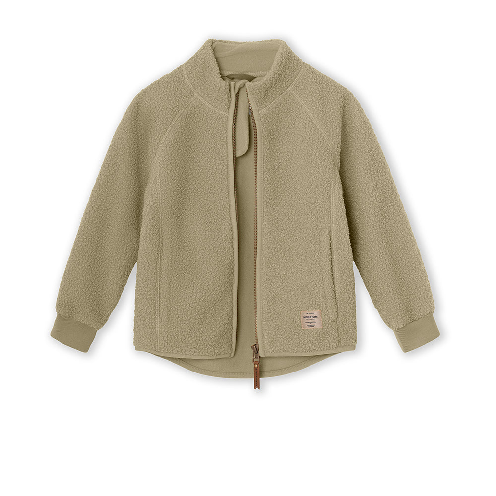 MATCEDRIC teddyfleece zip jacket. GRS