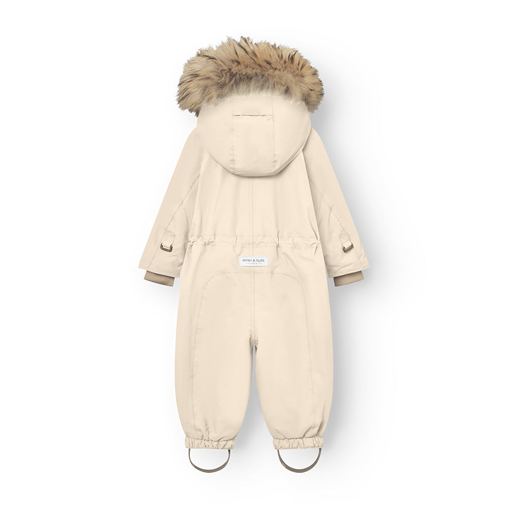 MATWISTI Schneeanzug mit Fleecefutter und Fellbesatz. GRS