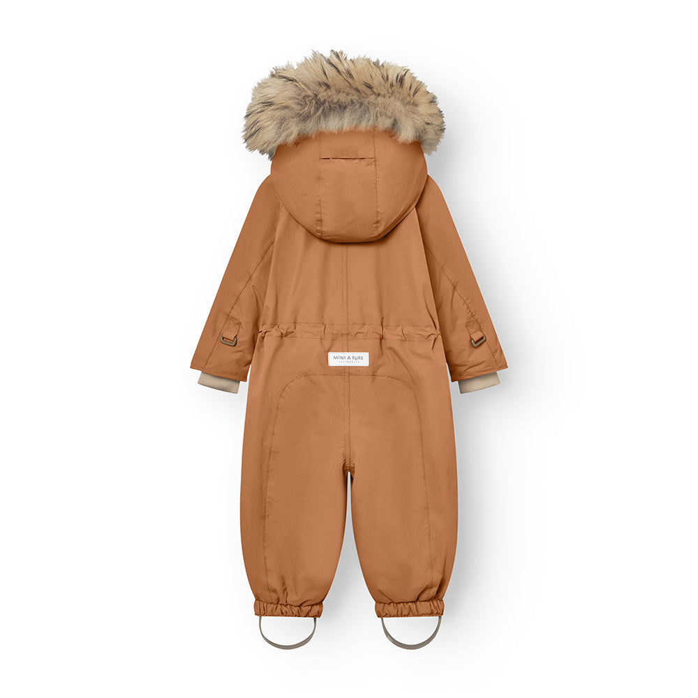 MATWISTI Schneeanzug mit Fleecefutter und Fellbesatz. GRS