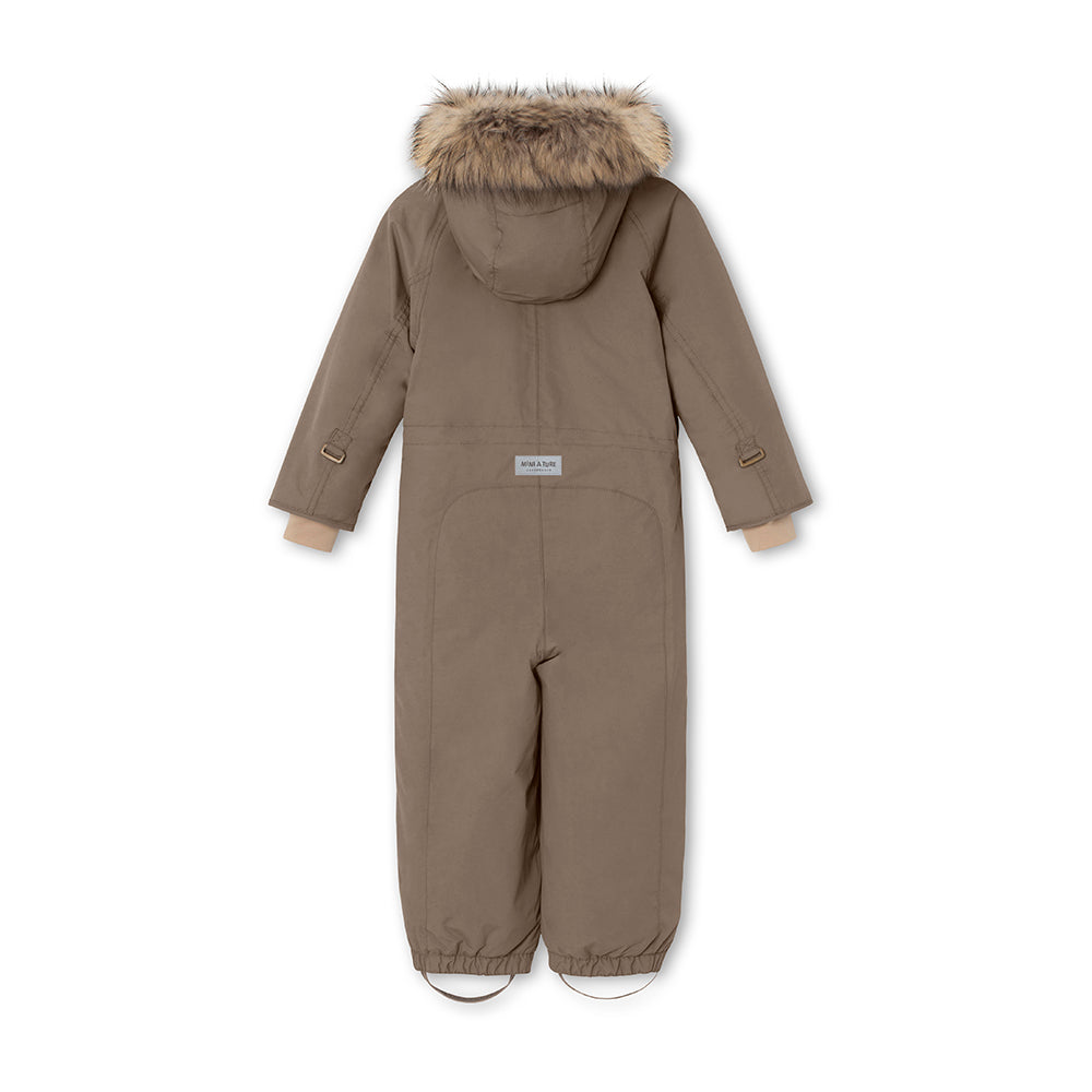 MATWANNI Schneeanzug mit Fleecefutter und Fellbesatz. GRS