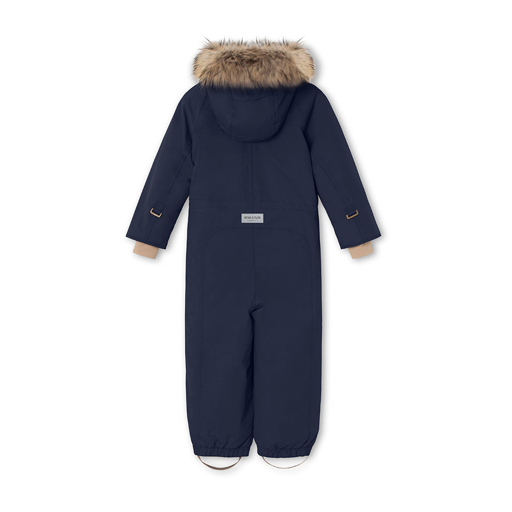 MATWANNI Schneeanzug mit Fleecefutter und Fellbesatz. GRS