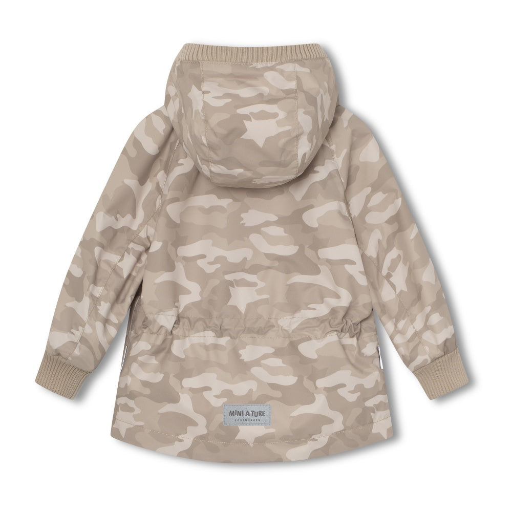 MATWALLY fleece lined printed spring jacket.GRS