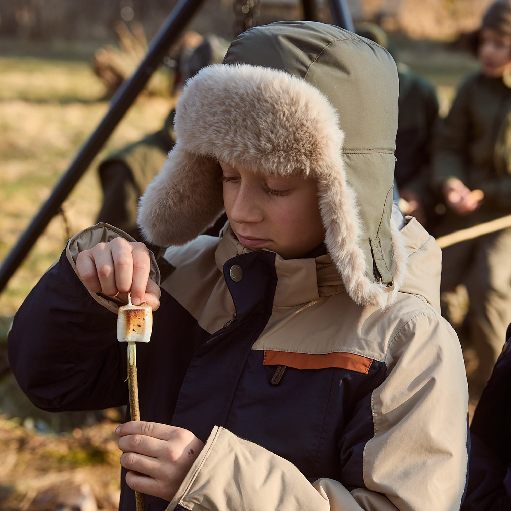 MATCRISTER Wintermütze mit Teddyfutter
