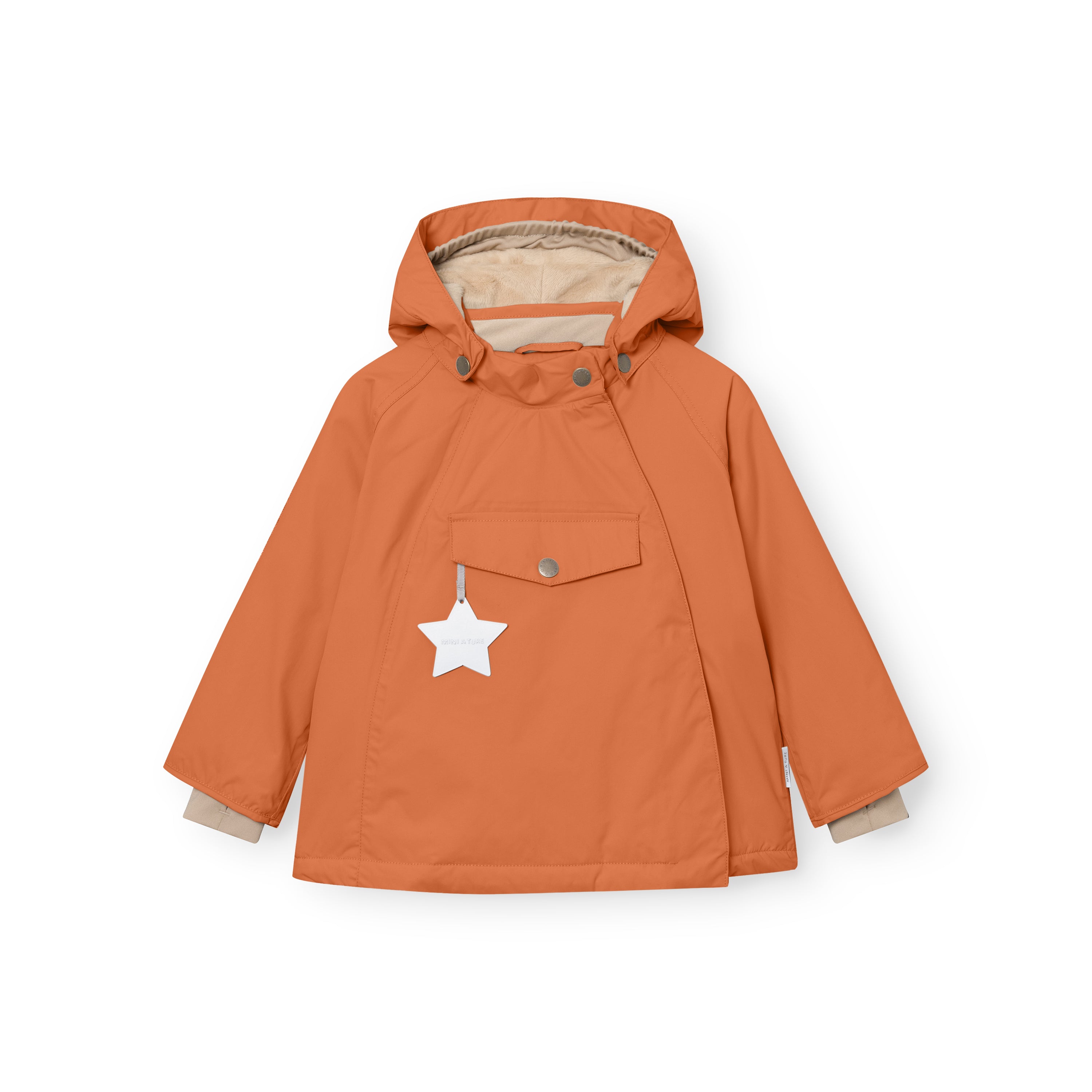 MATWANG Winterjacke mit Fleecefutter. GRS