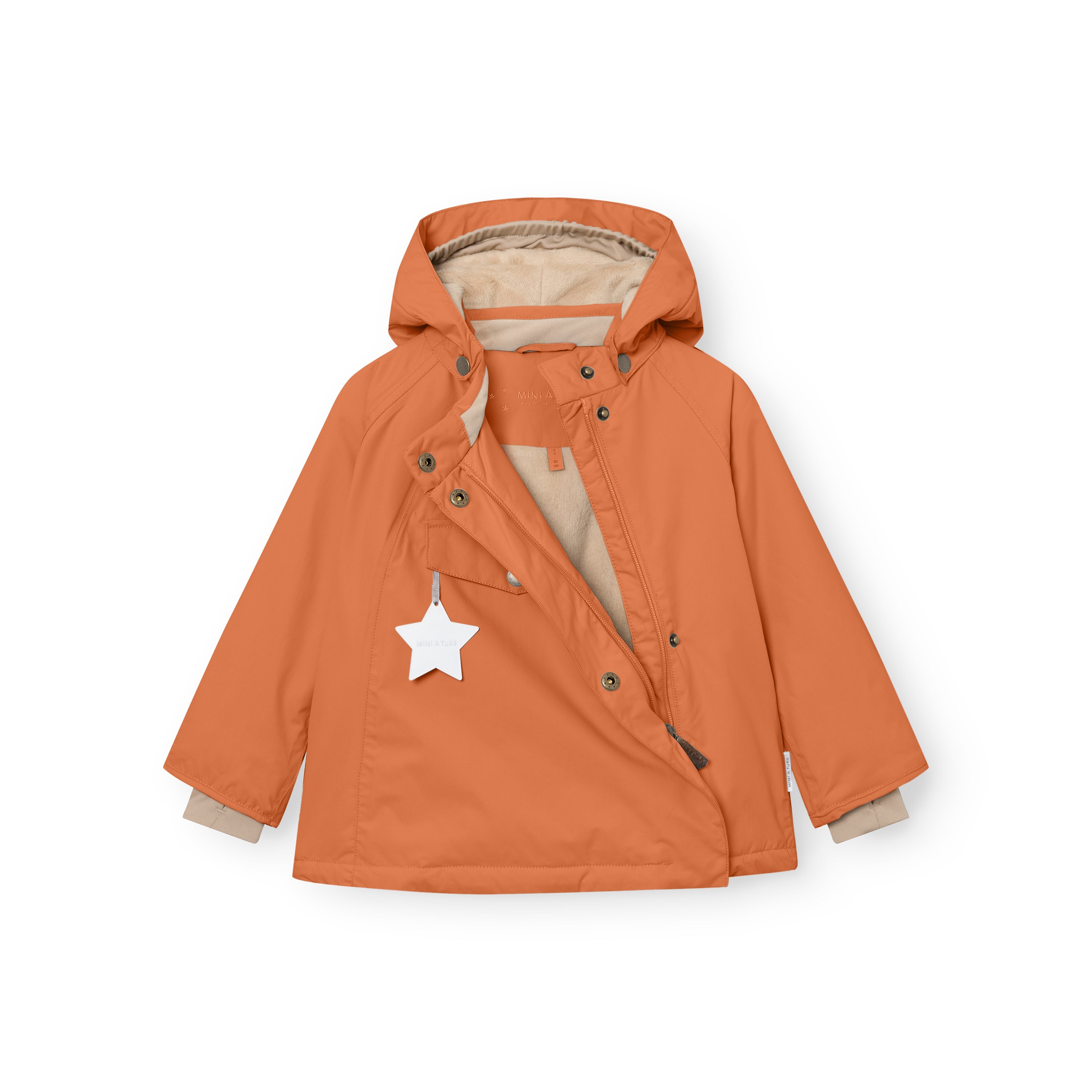 MATWANG Winterjacke mit Fleecefutter. GRS
