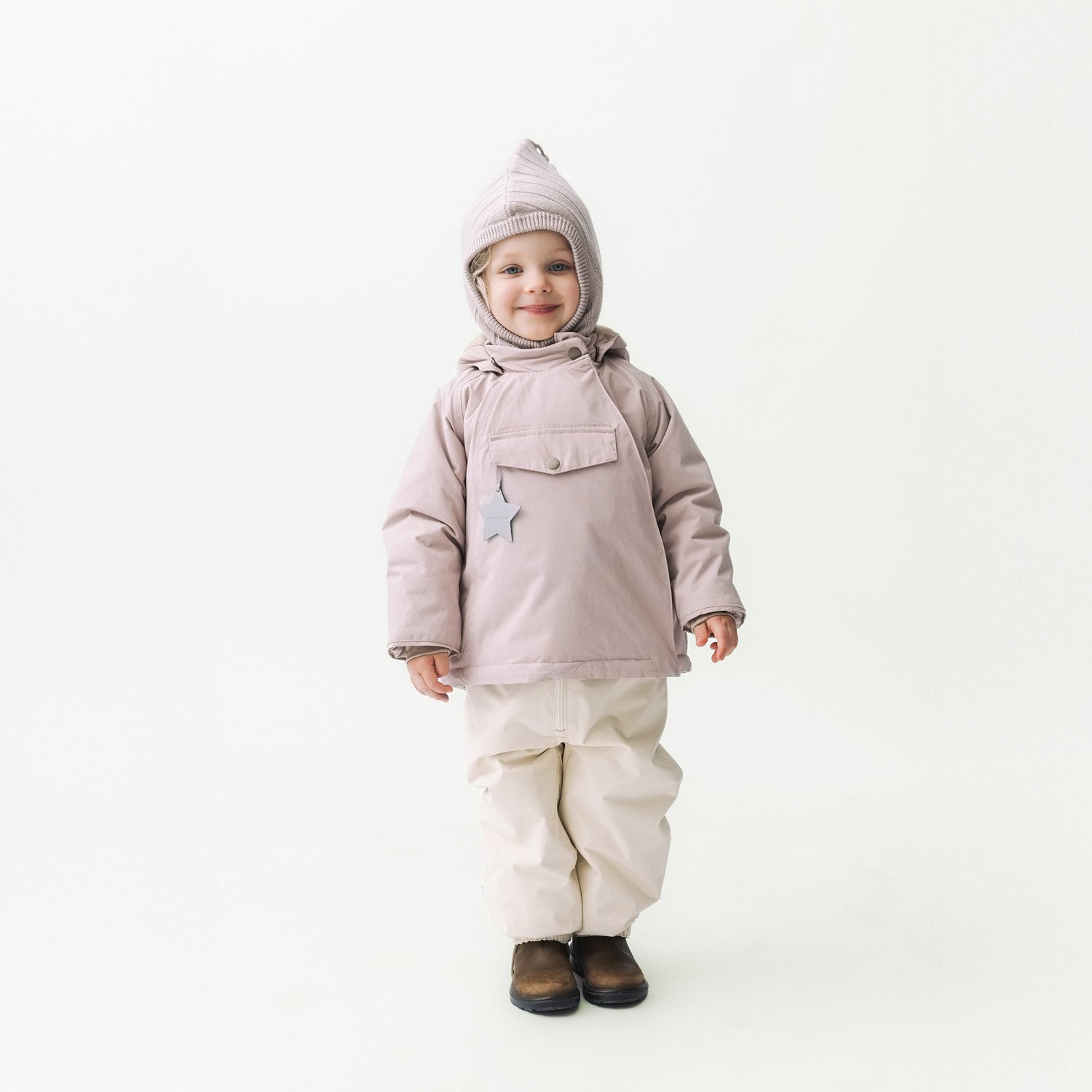 MATWANG Winterjacke mit Fleecefutter. GRS