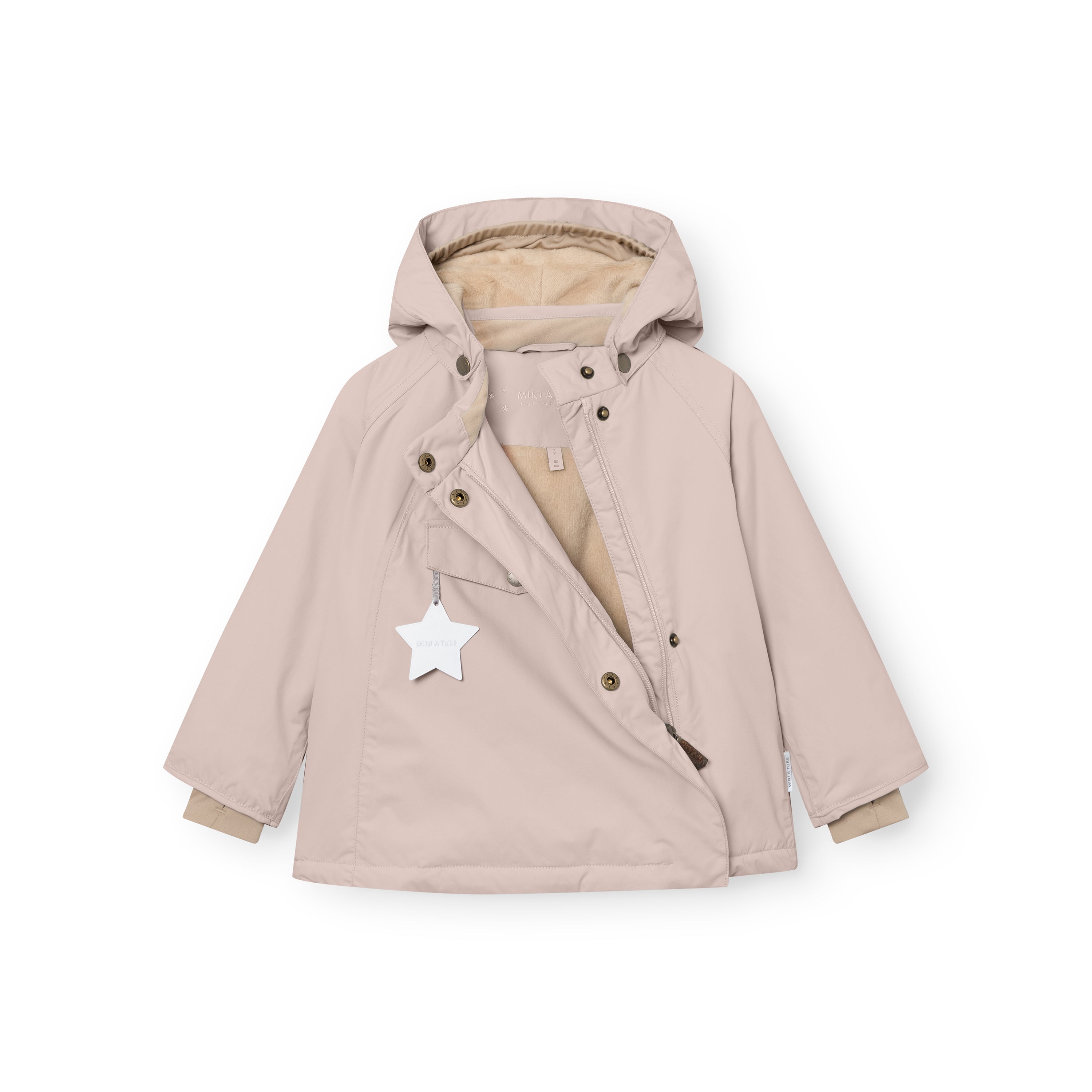 MATWANG Winterjacke mit Fleecefutter. GRS