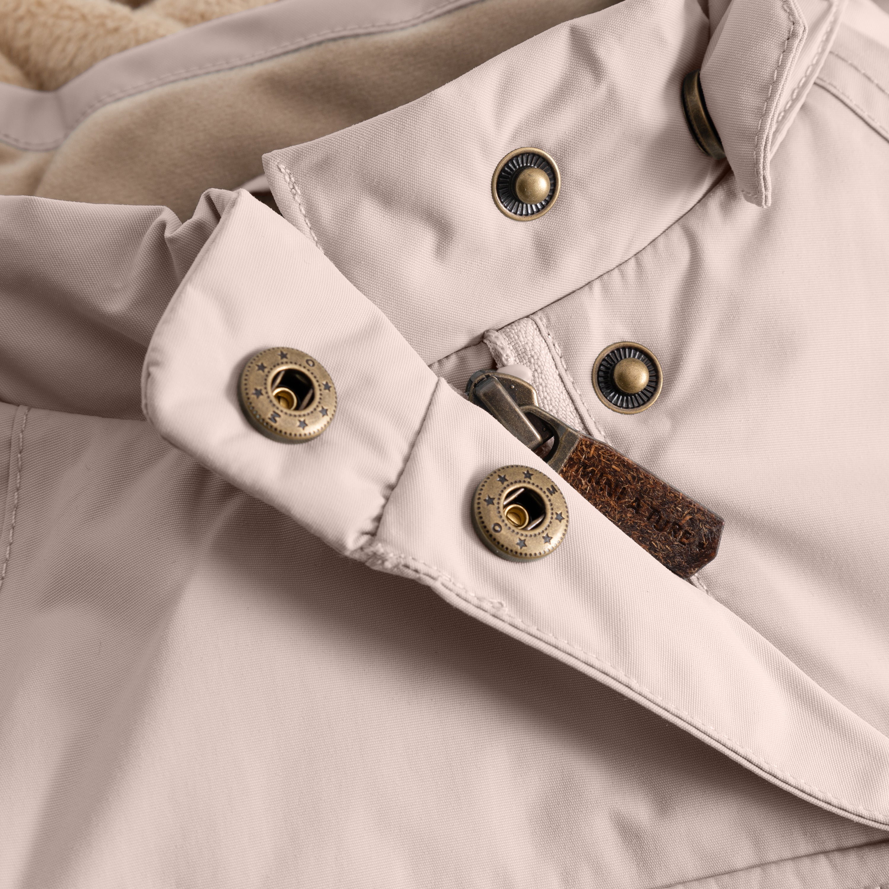 MATWANG Winterjacke mit Fleecefutter. GRS