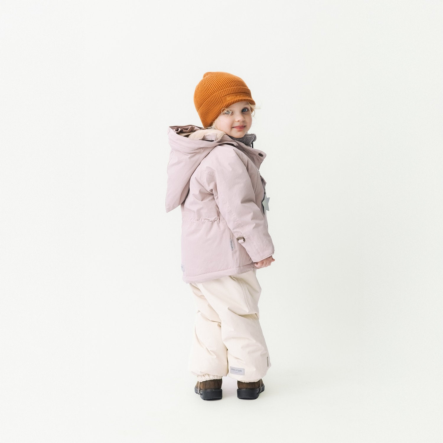 MATWANG Winterjacke mit Fleecefutter. GRS