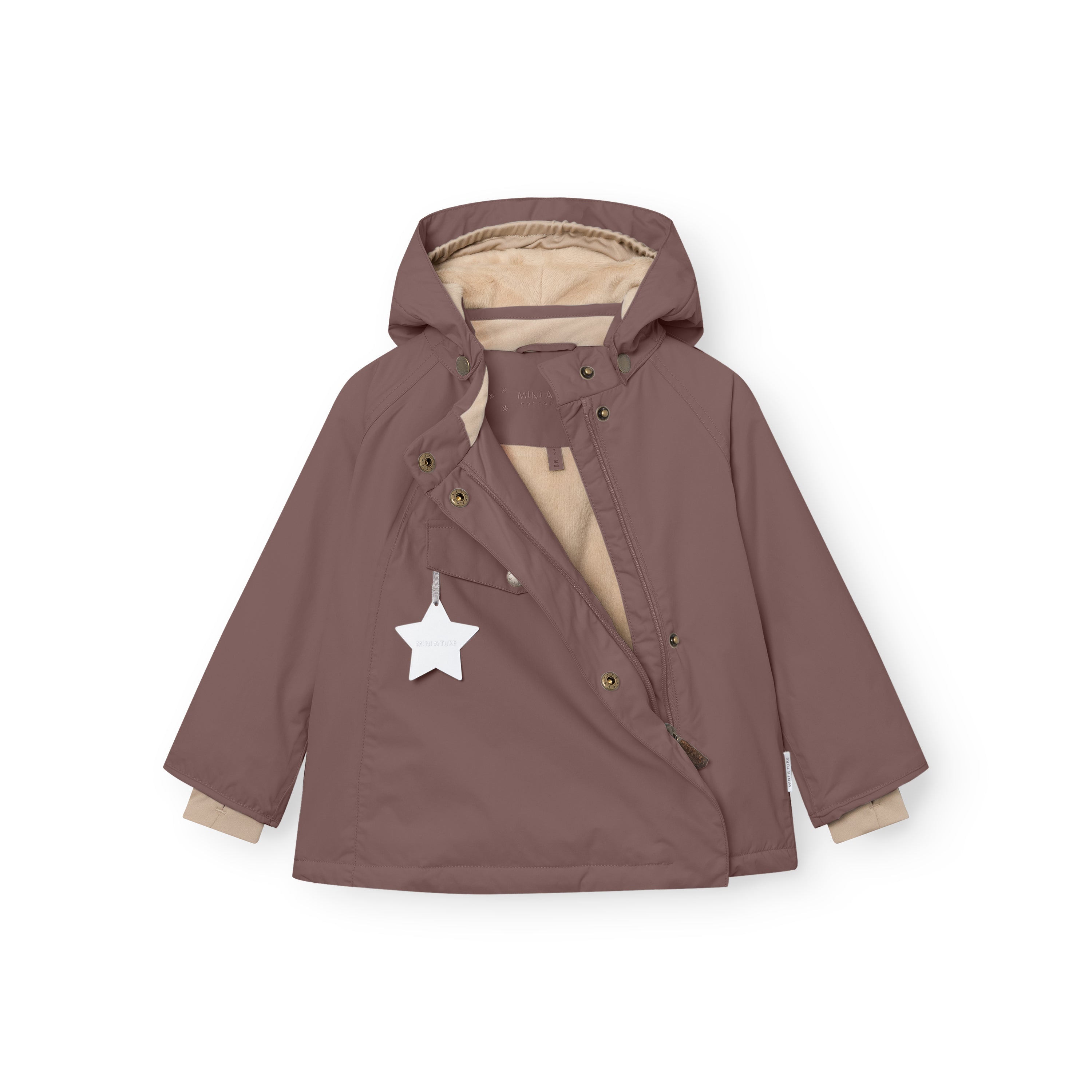 MATWANG Winterjacke mit Fleecefutter. GRS