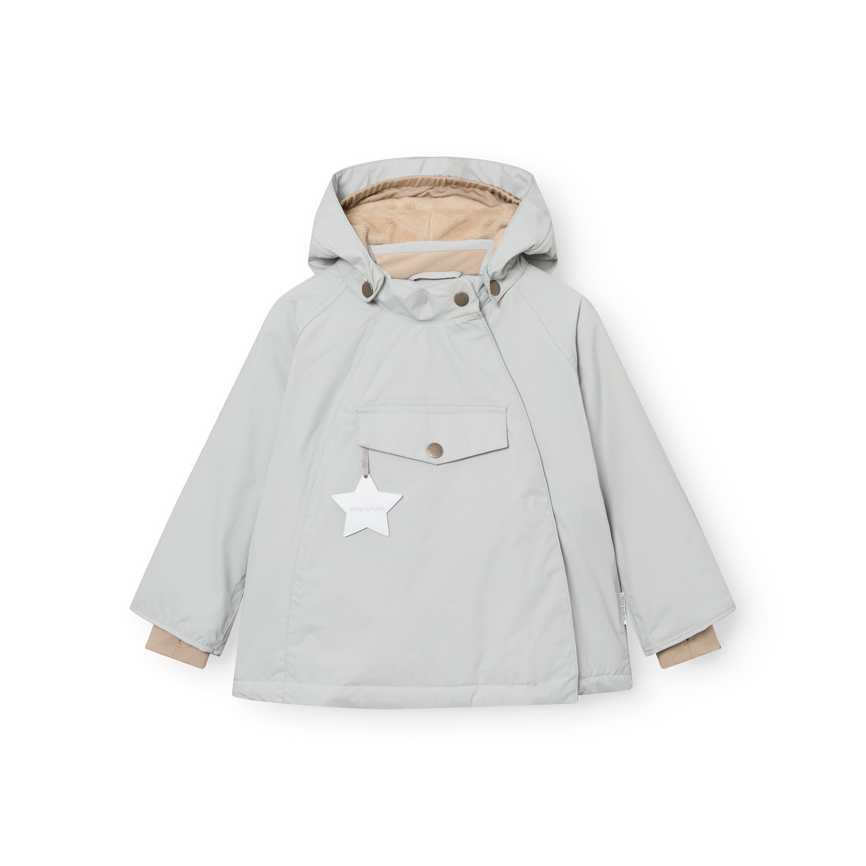 MATWANG Winterjacke mit Fleecefutter. GRS