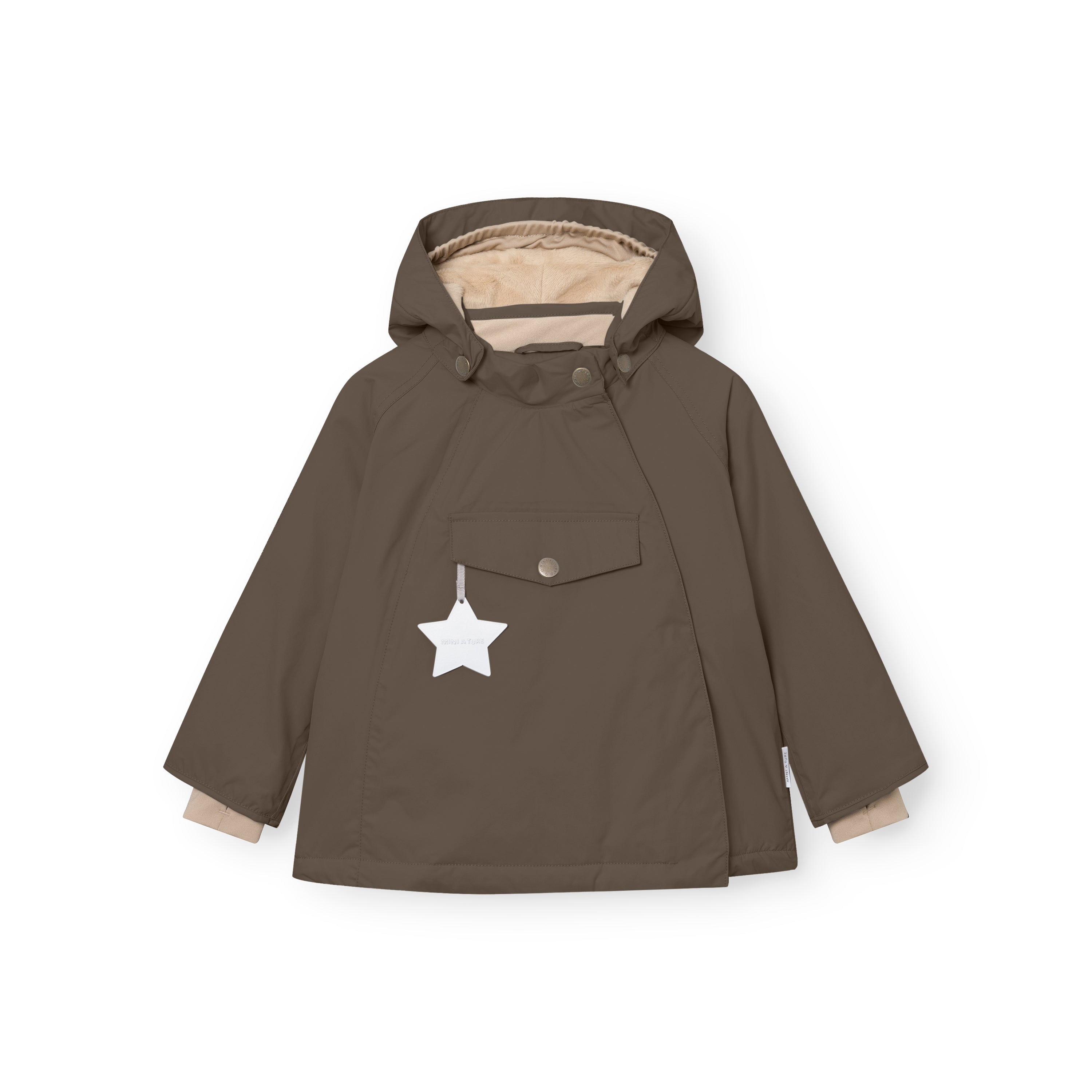 MATWANG Winterjacke mit Fleecefutter. GRS