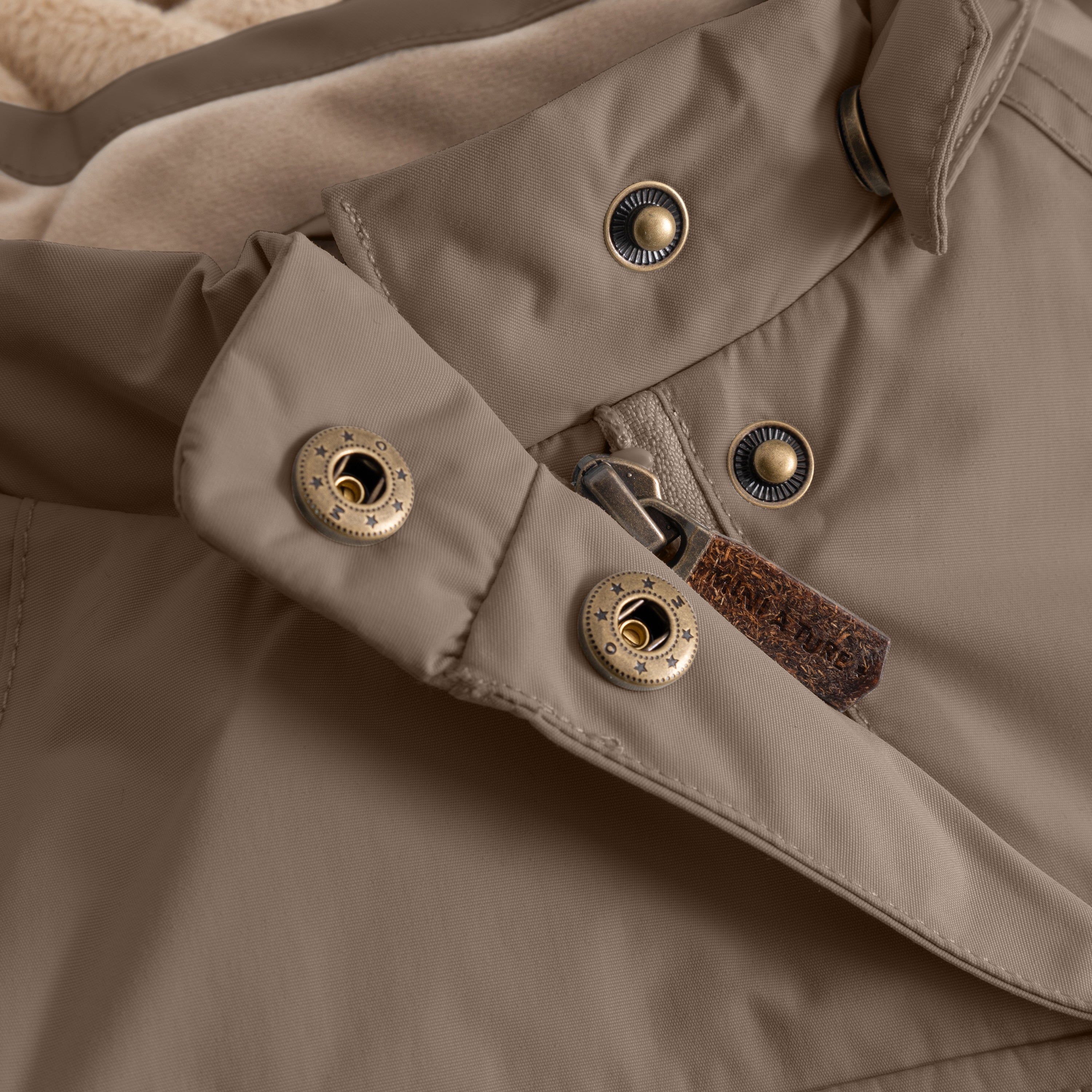 MATWANG Winterjacke mit Fleecefutter. GRS